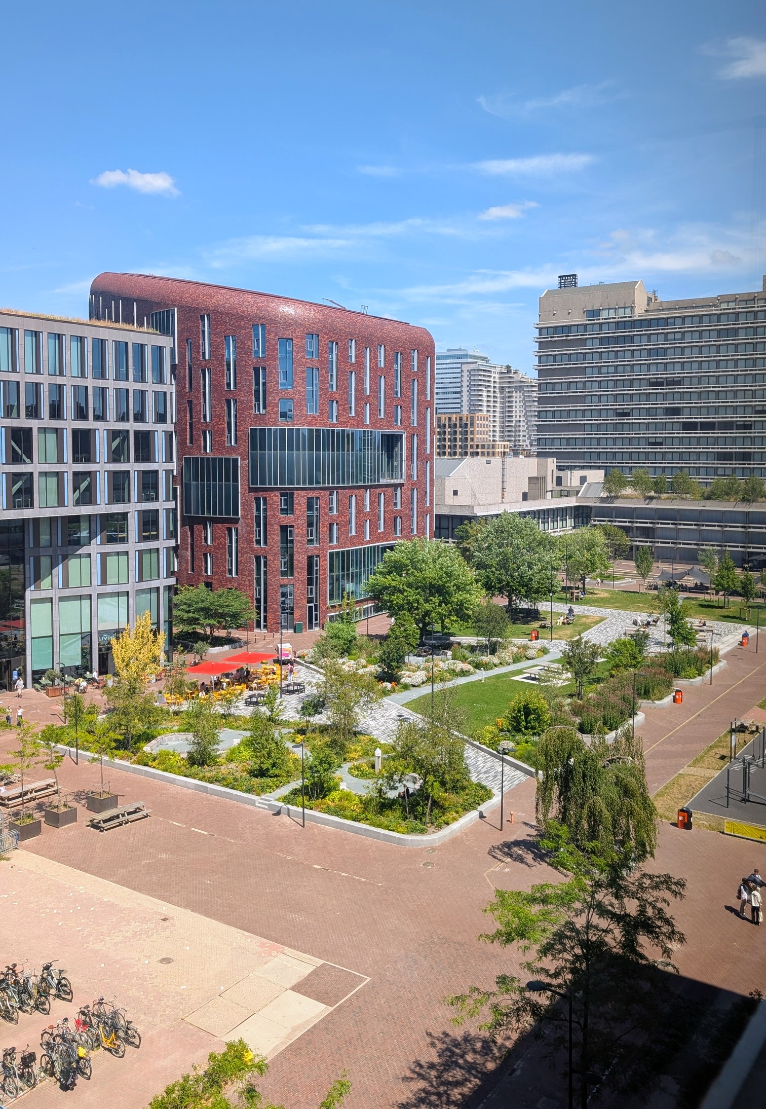 Office view of the VU campus